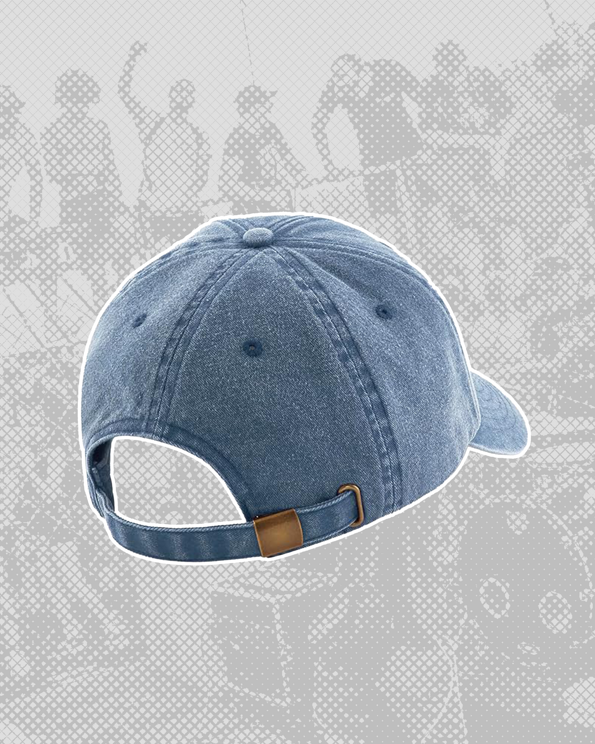 WASHED BLUE Embroidered CAP