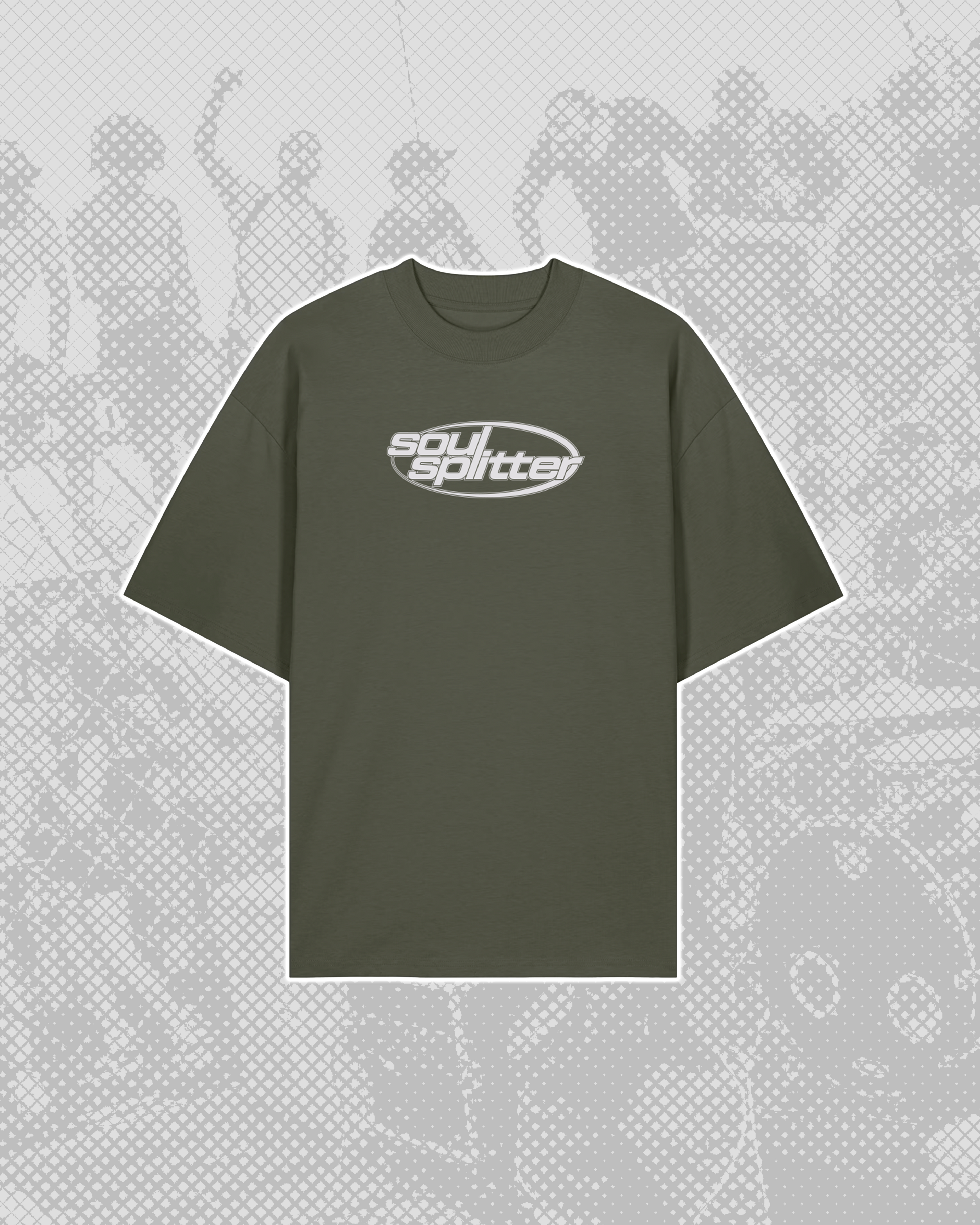 ORIGINAL SOUL SPLITTER OVERSIZED T-SHIRT - KHAKI